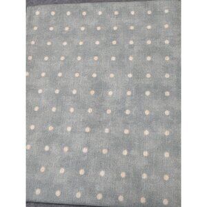 Light Blue Polka Dot Cotton Fat Quarter Fabric 18"x22" Sewing Quilting Crafts